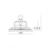 High Bay LED RIO PRO 100W 4000K IP66 Kobi Pro